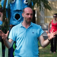 Kevin Ray at Newtown Creek Celebration Puppet Parade and Pageant